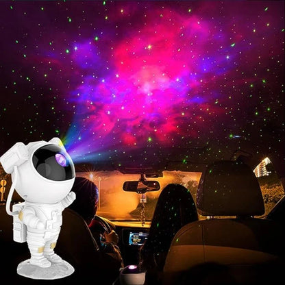 Astronaut Robot Projector Night Light 360° Adjustable Head with Timer and Remote Led Space Galaxy Star Projection Led Table Lamp for Kids Bedroom