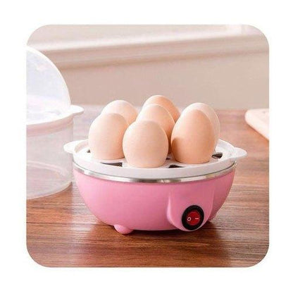 Egg Boiler Electric Automatic Off 7 Egg Poacher For Steaming, Cooking, Boiling And Frying, (220 Watts,Multicolor)