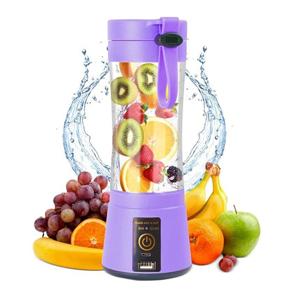 Portable Blender, USB Rechargeable Mini Juicer Blender, Electric Juicer Bottle Blender Grinder Mixer, Personal Size Blender for Juices, Shakes and Smoothies, Fruit Juicer Machine