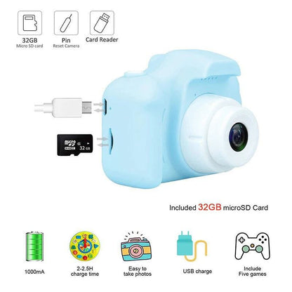 Retro Camera HD Mini Cartoon Shooting Toys Can Take Pictures Cute Digital Camera Gift